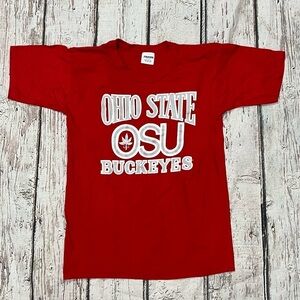 Vintage Ohio State University Buckeyes Starter NCAA College Sports Tee Tshirt